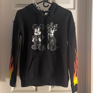 Disney By Vans Punk Mickey Black Hoodie
